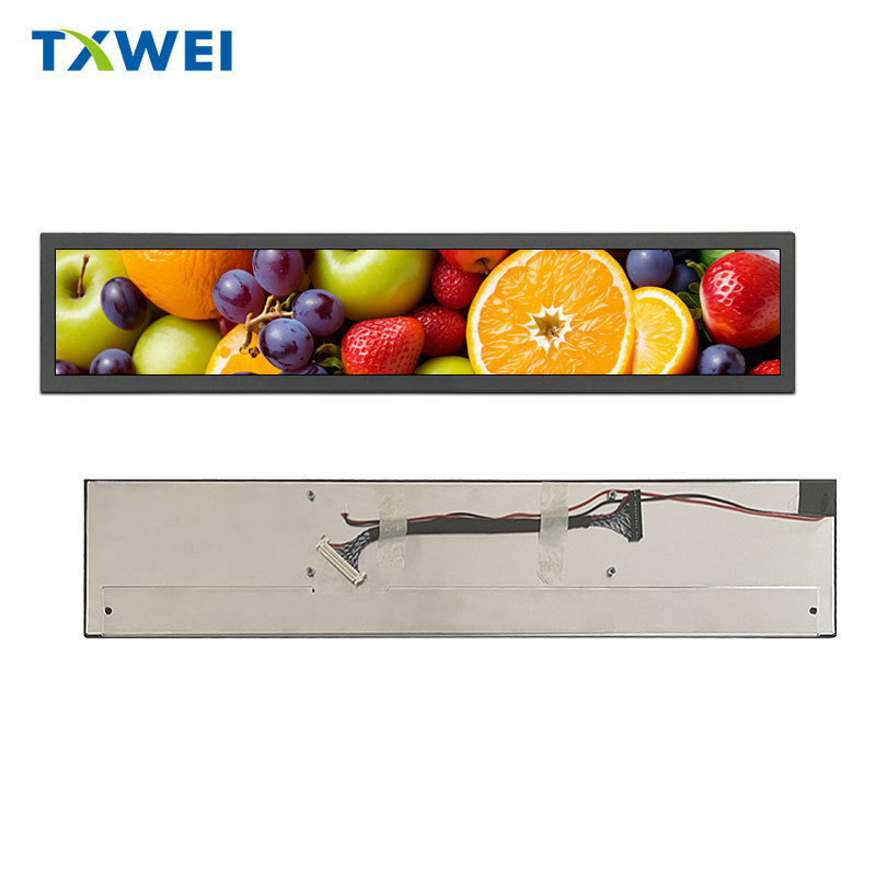 Customized 19 inch 1920*320 bar screen LCD display module with long bar ...