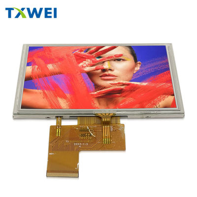 550nits 5 Inch Capacitive Touchscreen IPS For Industrial control medical handheld PDA display screen