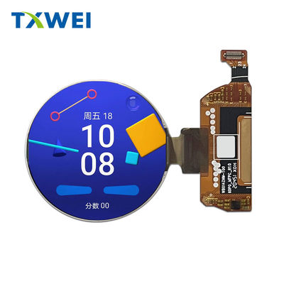 1.39 inch 454 * 454 IPS wearable smart knob, medical small appliances, brightness 400cd/m ² circular display screen