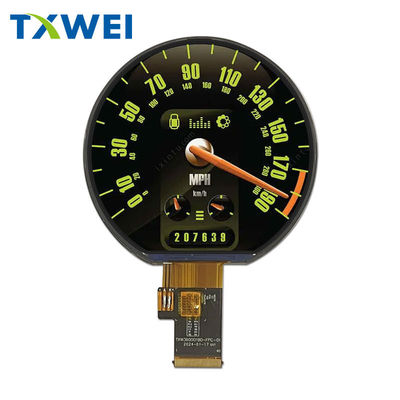 3.6-inch circular 544 * 506 high brightness sunlight visible two wheeler display screen