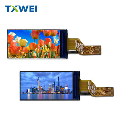 0.96 inch 80*160 IPS brightness 500cd/m² SPI 4 BIT interface bar display screen