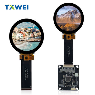2.1-inch circular 480 * 480 serial port 400cd/m ² capacitive touch screen 3D printer, home appliance LCD display screen
