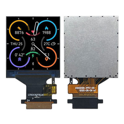 1.3-inch LCD smart wearable display screen square IPS TFT LCD display panel
