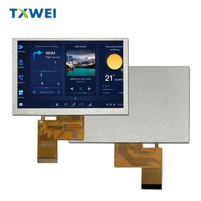 5.0-inch 800 X 480 industrial medical LCD display 350nits RGB TFT display