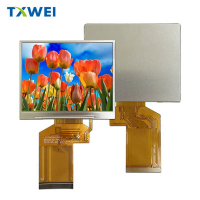 3 Inch Translucent LCD Display 1400cd/m2 Brightness with RGB Interface 30 to 80℃ Storage Temperature