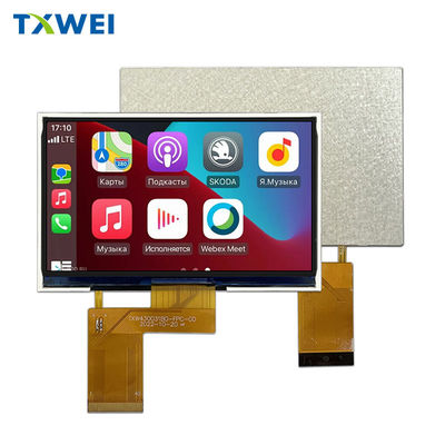 4.3-inch LCD Display Panel 480 * 272 40pin With RGB Interface For Industrial Control