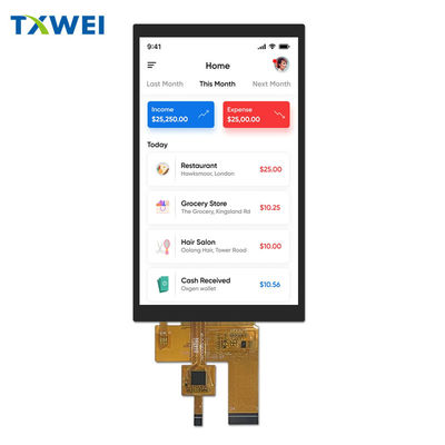 5-inch TFT LCD Screen 720 * 1280 HD With Capacitive Touch Screen 40pin Interface LVDS Vertical Screen