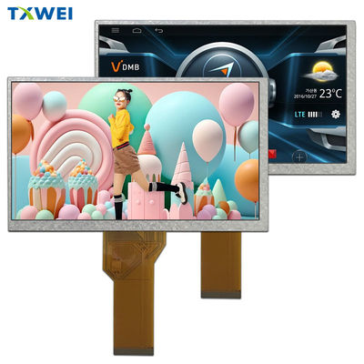 7 Inch IPS TFT LCD 800*480 Pixel 262K Full Color Display RGB 24 Bit Interface