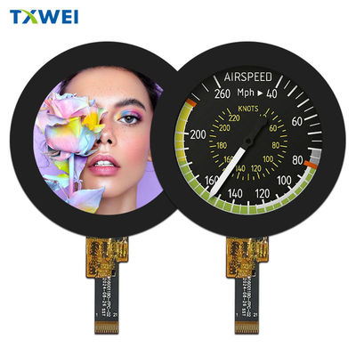 1.6-inch Circular LCD Display With 400x400 Resolution RGB 8 BIT Interface