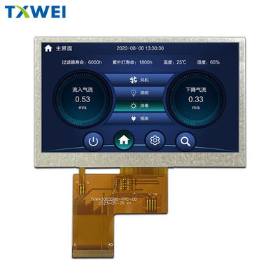 4.3-inch 480*272 Industrial Medical Display Panel RGB Interface LCD Display Screen