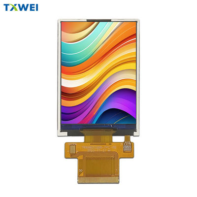 2.8 Inch 40PIN ST7789V 240*320 MCU SPI RGB Interface Tft Lcd Display Module With And 400cd/m2 Lumens Degrees
