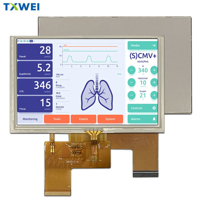 Customized 5-inch LCD Display Screen With 800 * 480 High-definition RGB Interface Display Screen