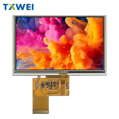 Wholesale 5-inch 800*480 TFT resistive touch screen industrial control equipment display monitoring monitor LCD screen